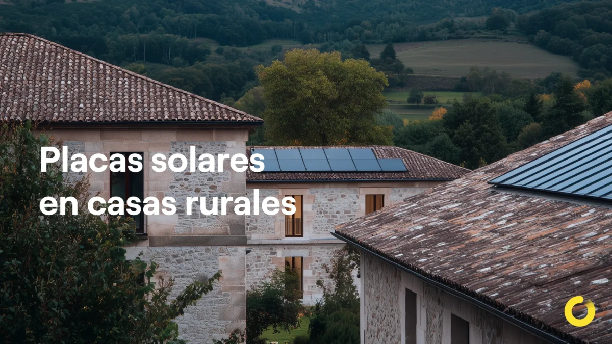 Placas solares para casas rurales