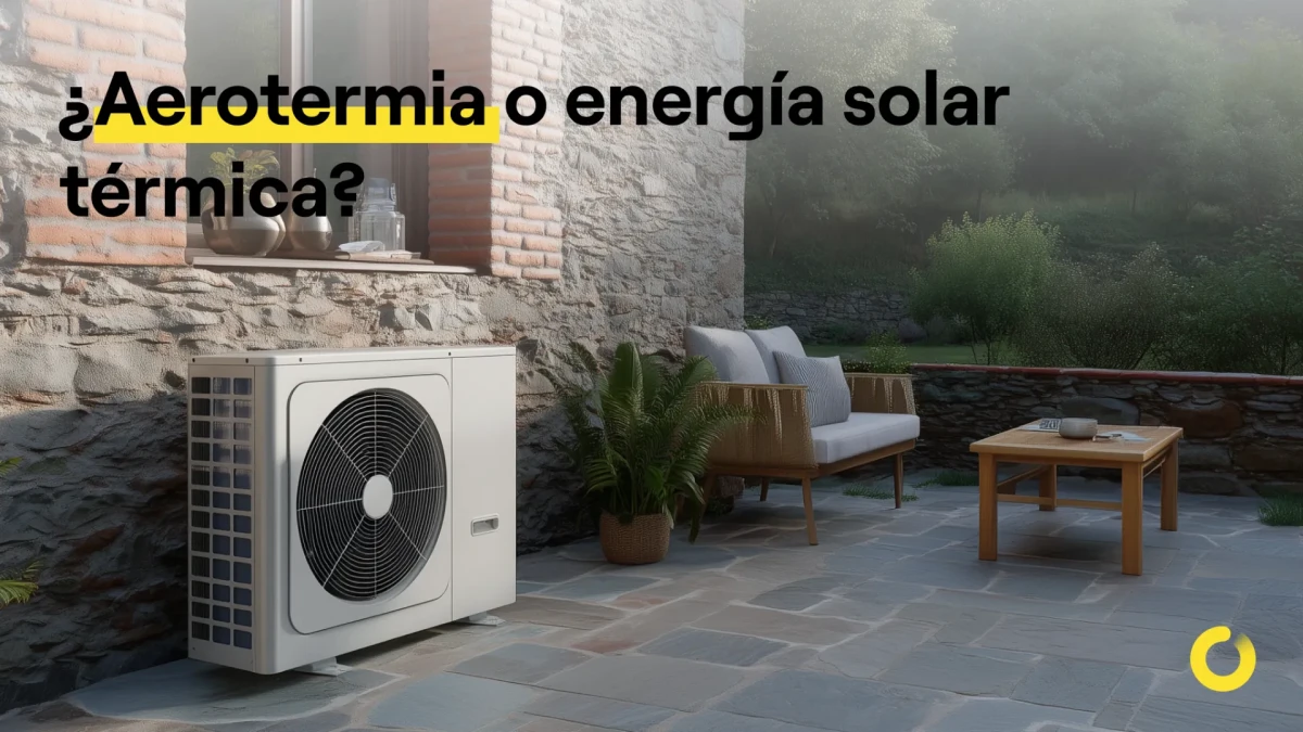 ¿Aerotermia o energía solar térmica?