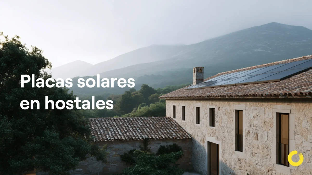 Paneles solares en hostales en 2026