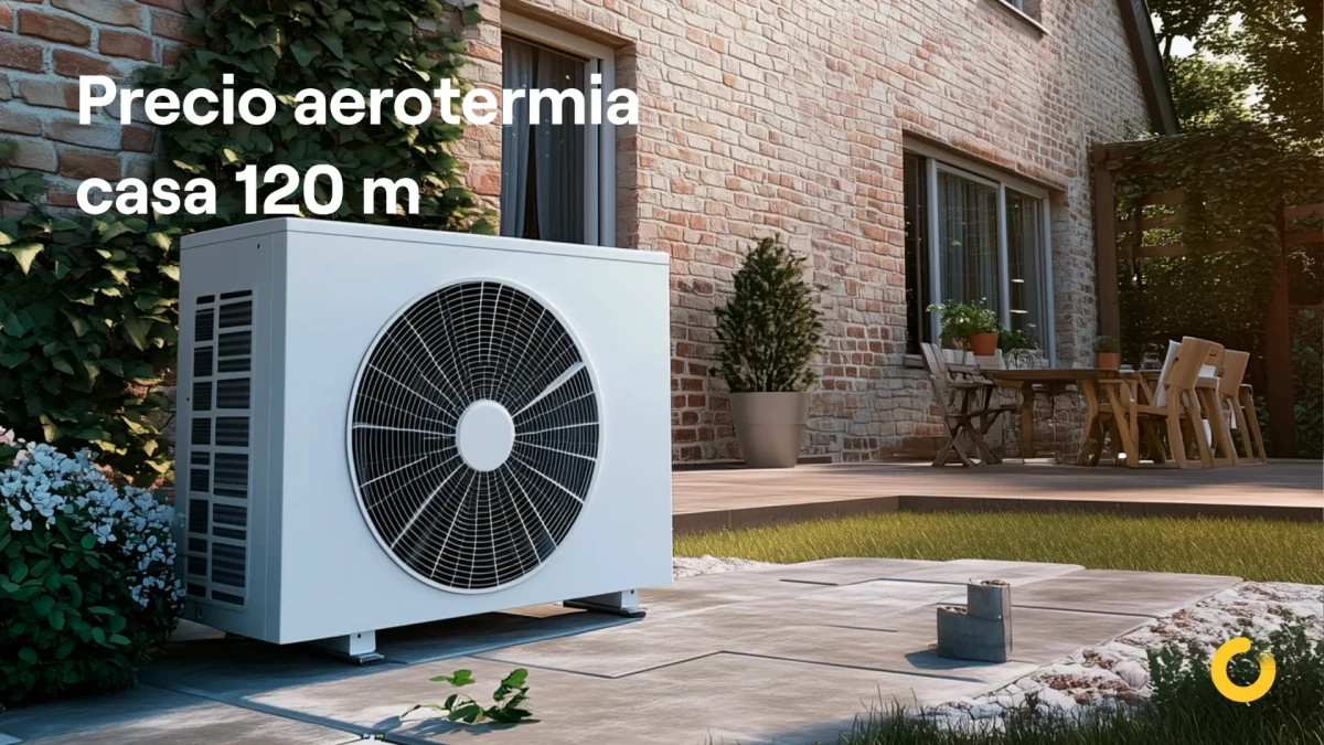 ¿Cuánto cuesta instalar aerotermia en una casa de 120 m²?